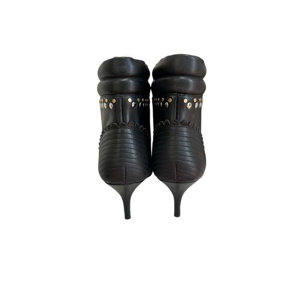 Coach x Tabitha Simmons Lace Up Bootie Womens Size 7.5 Victorian Witchy Black - Picture 6 of 10